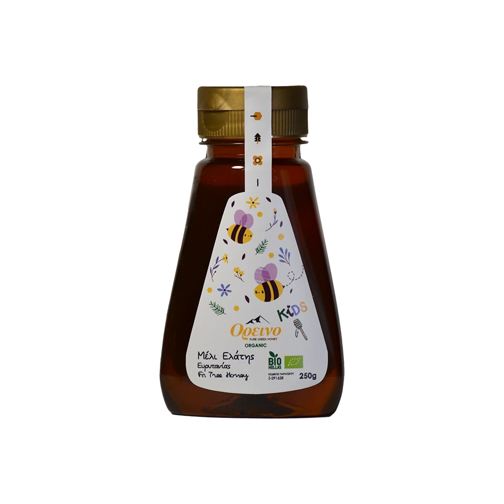 Βιολογικό Μέλι Ελάτης Squeeze - 250γρ | Ορεινό Pure Greek Honey