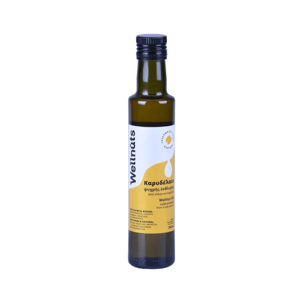 Καρυδέλαιο Ψυχρής Έκθλιψης 100ml και 250ml | Καρύδια Αμφίκλειας Παρνασσού