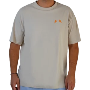 Μπεζ λούπυ T-shirt με σχέδιο μεγάλη αλεπού – Φαρδιά Γραμμή | λούπυ