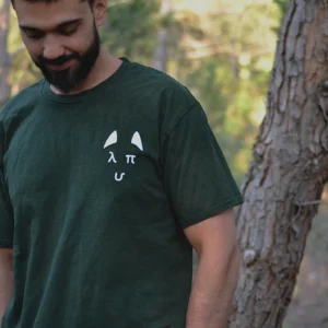 Πράσινο λούπυ T-shirt με σχέδιο αυτιά “λούπυ” – Κανονική Γραμμή | λούπυ