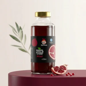 Φυσικός Χυμός Ρόδι – Μπουκάλι | Σερραία