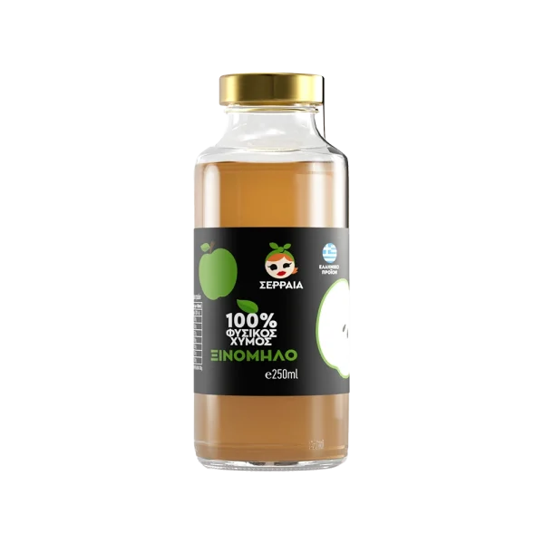 Φυσικός Χυμός Ξινόμηλο – Μπουκάλι | Σερραία