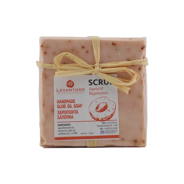 Σαπούνι απολέπισης (Scrub) με βερύκοκο | Λεβανθός
