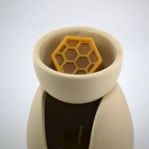 Αρωματιστής Melter Curves για Wax Melts και Αιθέρια Έλαια – Μπεζ | λούπυ