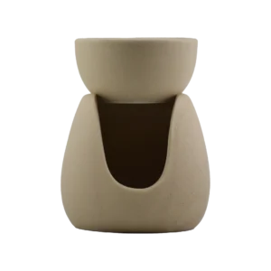 Αρωματιστής Melter Curves για Wax Melts και Αιθέρια Έλαια - Μπεζ | λούπυ