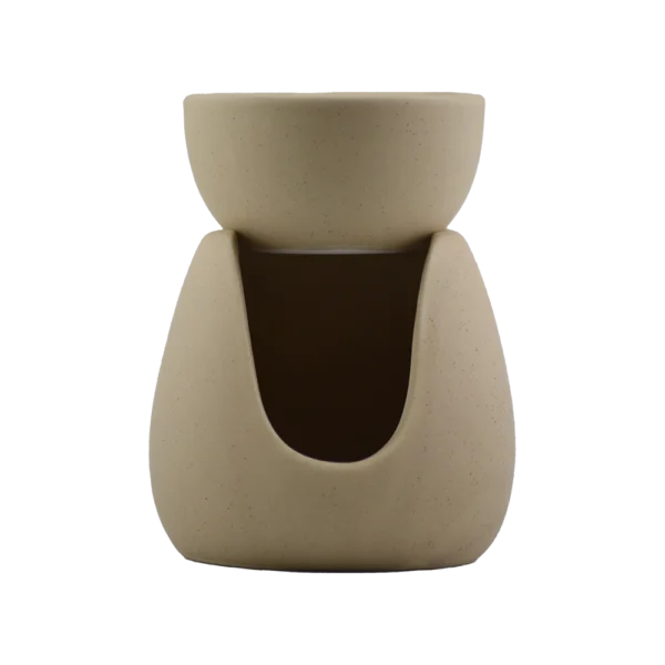 Αρωματιστής Melter Curves για Wax Melts και Αιθέρια Έλαια – Μπεζ | λούπυ